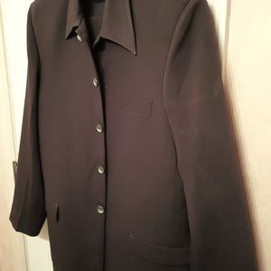 Blue Club Men Suit Dark Olive Green